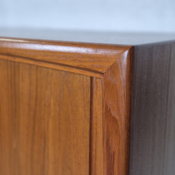 Image 1 of Axel Christensen vintage Deens wandmeubel highboard dressoir