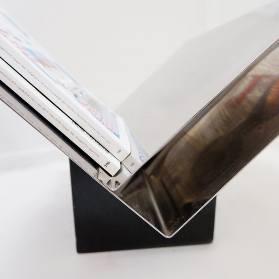 Image 1 of Porte-revues sculptural italien de G. Giuliana, Mazza Sergio pour Krupp - 1970