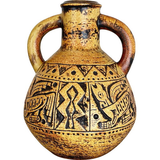 Vase vintage en céramique de Jasba Ceramic, Allemagne, années 1970