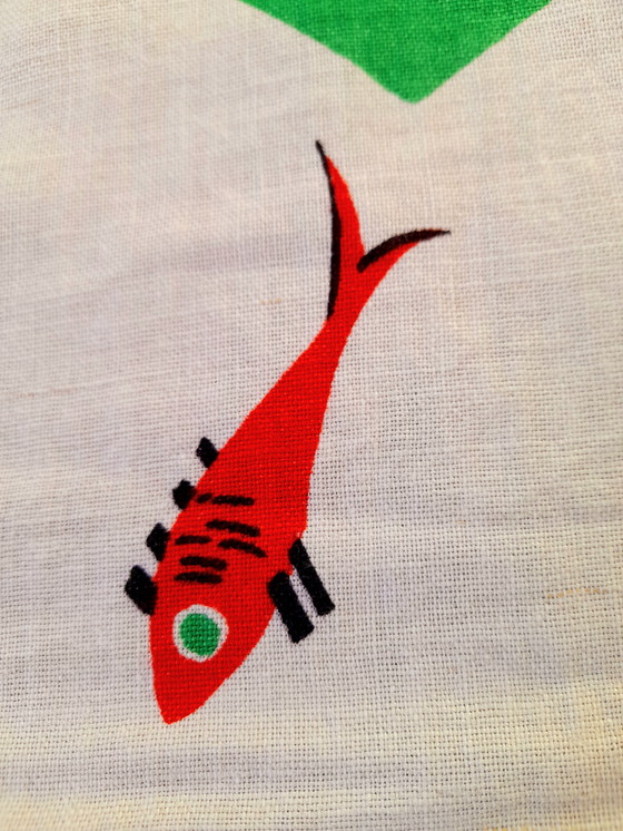 Image 1 of Coppia di strofinacci in cotone Tygra, 1960