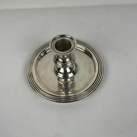 Image 1 of Bougeoir de chambre Christofle en métal argenté