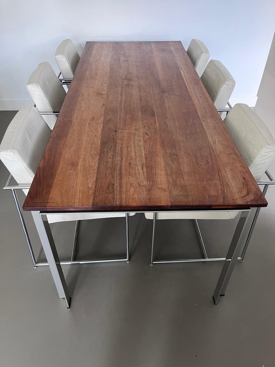 Image 1 of Harvink Stille Vennoot Esstisch mit 6 De Nieuwe Kust Stühlen