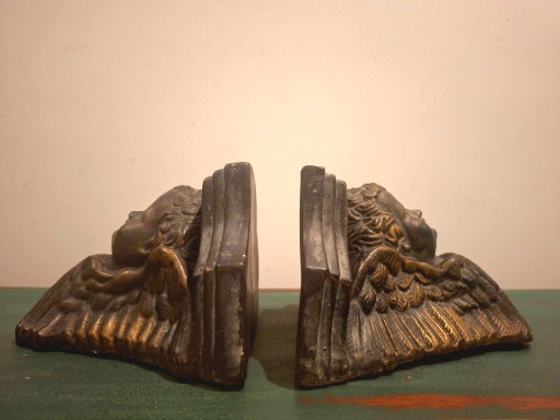 Coppia di mensole con cherubini – Decorazione vintage in stile fiorentino – Circa 1940 – wanddecoratie, Other (photo 2 of 7)