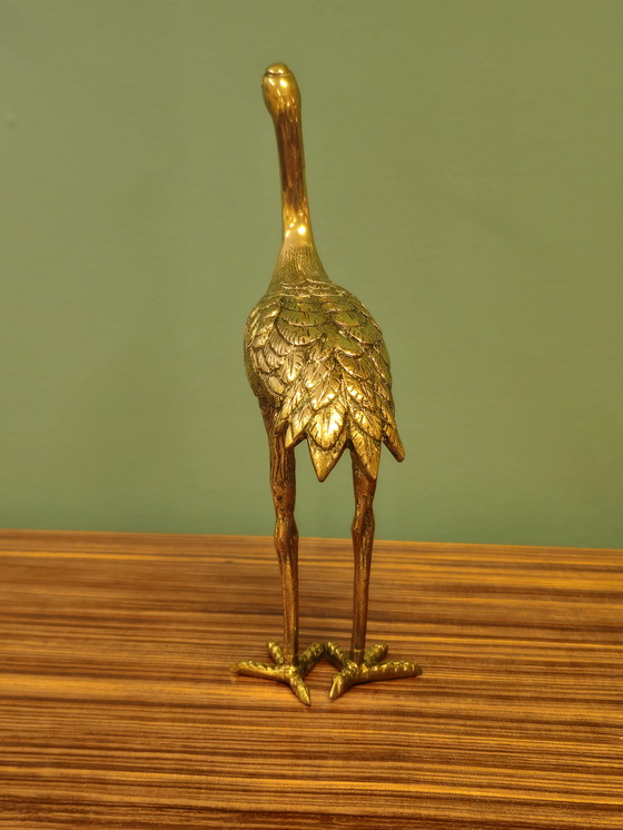 Image 1 of Set Messing Kranich Kranich Vögel