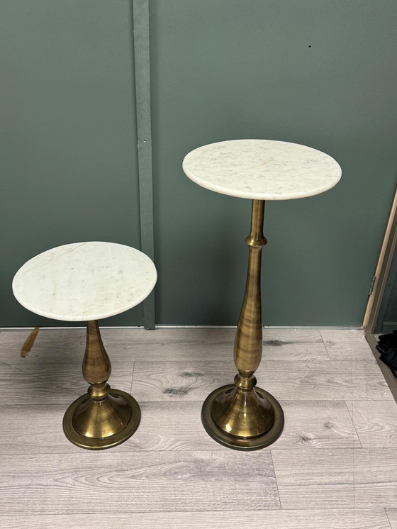 Image 1 of PTMD Side Table set Marble