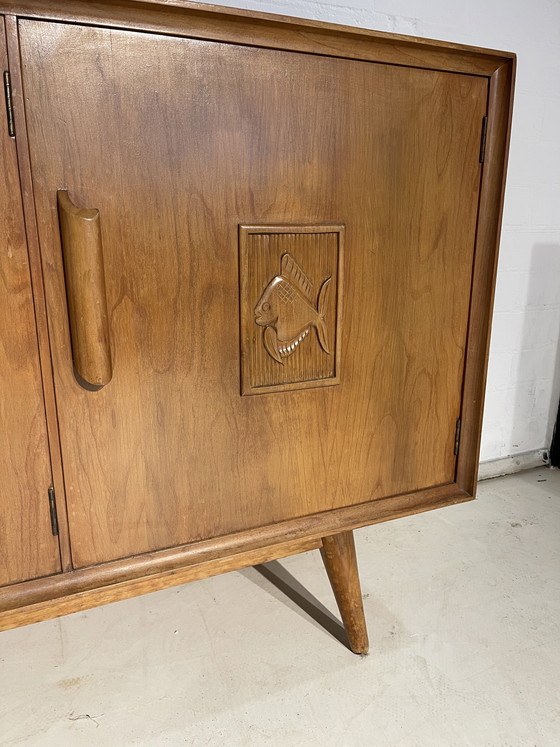 Image 1 of Louis van Teeffelen Sideboard - Vintage Design