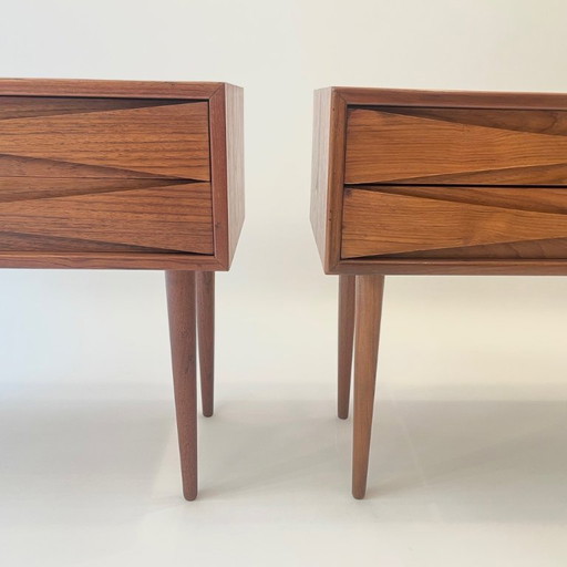 Pair of Large Bedside tables by Niels Clausen