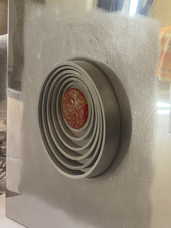 Image 1 of Angelo Brotto Skulpturale Wandleuchte Esperia Edition 1970