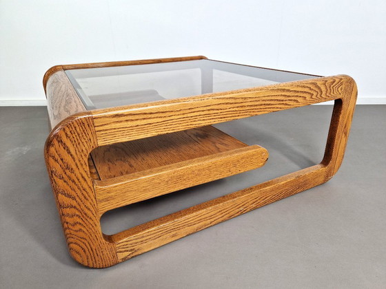 Image 1 of Lou Hodges Coffee Table | Oak | 1970s