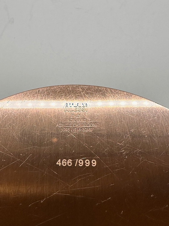 Image 1 of Fruit Basket Strainer AC04 CU Achille Castiglioni for Alessi Copper Limited Edition 466/999