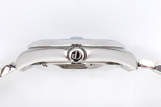 Image 1 of orologio Giren Dupre Solodata 39 automatico acciaio quadrante blu sunray