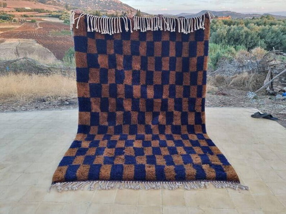 Marokkaans Berber vloerkleed gedecoreerd 300cmx150cm – Vloerkleden en tapijten, Wool, Bohemian (photo 2 of 7)