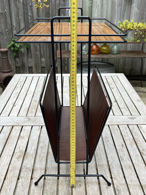 Image 1 of Table de lutrin vintage à armature métallique | 1950-1960 | Très bon état !