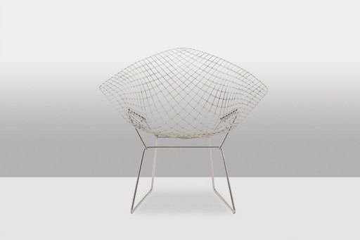 Harry Bertoïa pour Knoll. Série de 4 fauteuils « Diamond ». Années 1970.