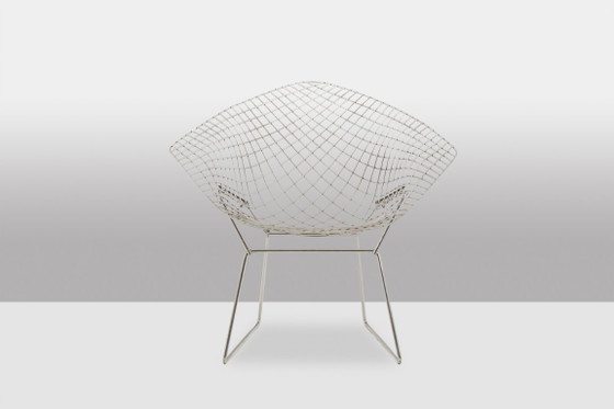 Image 1 of Harry Bertoïa pour Knoll. Série de 4 fauteuils « Diamond ». Années 1970.