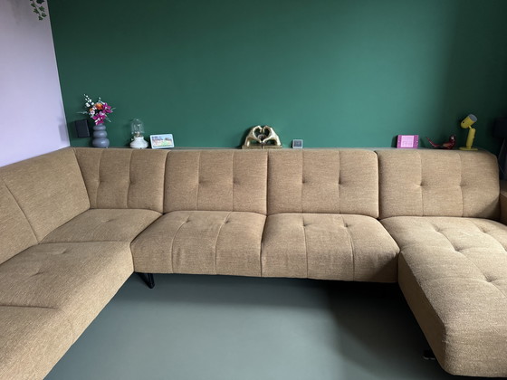 Image 1 of Montel Traffic hoekbank en mosterdgeel goud 