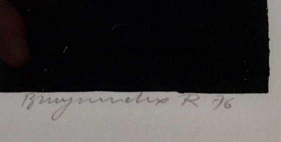 Image 1 of Rob Bruyninckx - 'Trees' - framed screenprint