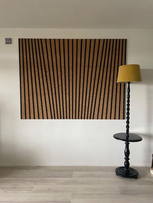 XXL Cork Artwork – 200 x 152 cm – Abstract & Acoustic