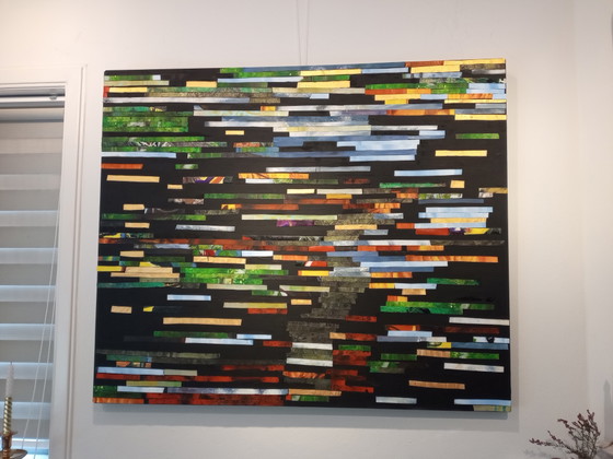 Image 1 of T van Steenbergen "Divers" Nouveau abstrait, 100 x 120 cm