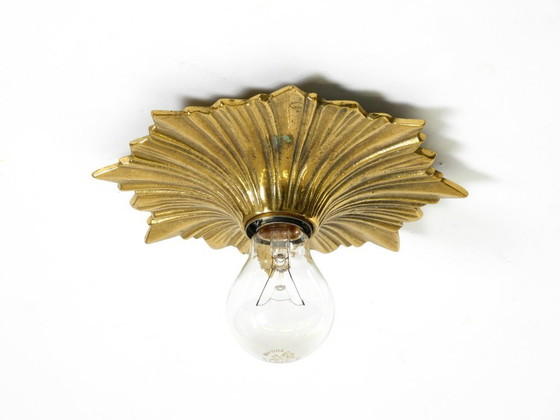 Image 1 of Lampade da parete o da soffitto in bronzo con design a stella spaziale anni '60