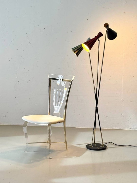 Image 1 of Lampadaire de style mid-century, signé Lumenform, années 1960