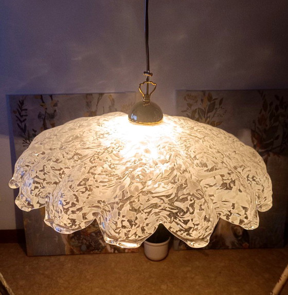 Image 1 of MURANO Elegante hanglamp met verstelbare hoogte - merk Sylcom uit de jaren 90 - handgemaakt - gemaakt in Italië / NIEUW