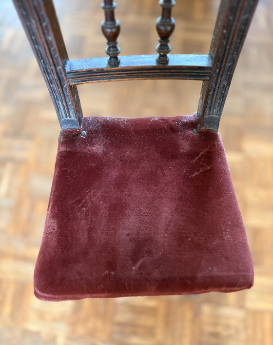 Image 1 of Antiker Hochstuhl – Viktorianischer/Renaissance-Stil