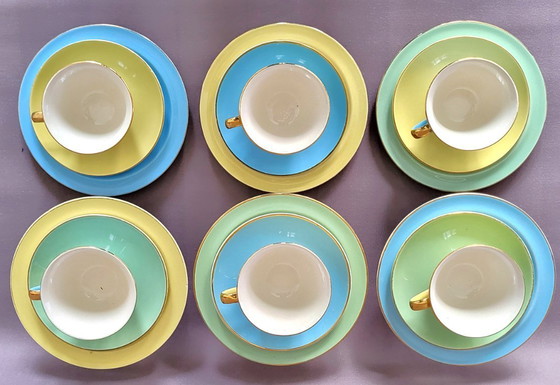 Image 1 of Service 6 personnes Boch Pastel Vintage 60'