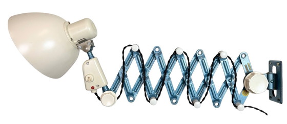 Image 1 of Industrielle Scherenlampe aus Ostdeutschland von Reif Dresden, 1950er Jahre