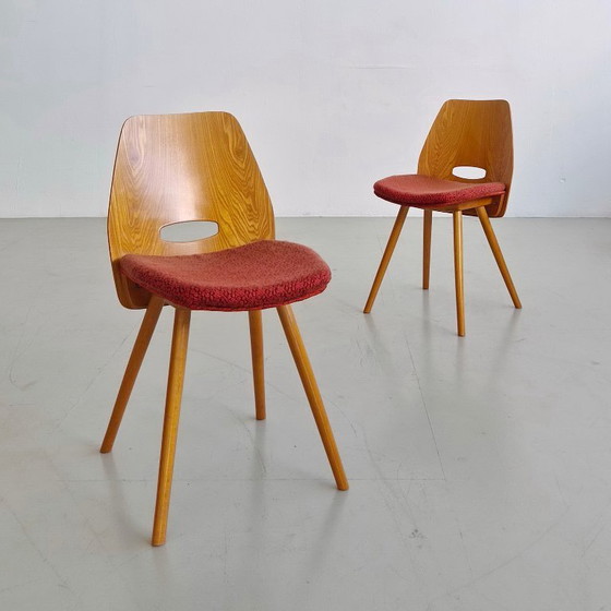 Chaises Mid-Century de František Jirák “Lollipop”, Vintage années 60, Tchécoslovaquie – TON (photo 8 of 12)