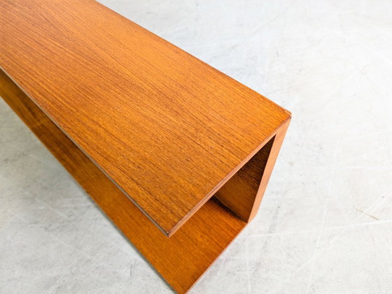 Image 1 of 2x mensola da parete originale Wilhelm Renz della metà del secolo scorso Walter Wirz in teak