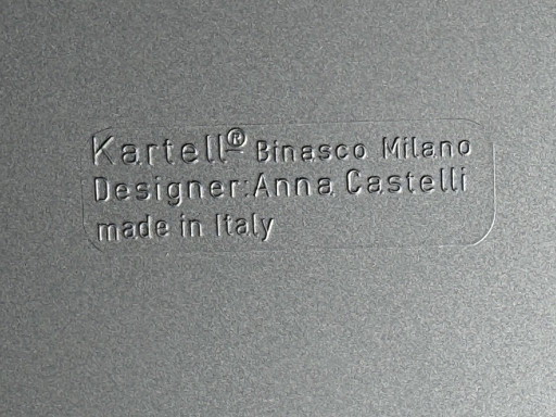 Kartell Componibili Classic Big Ø42 – Argento – Anna Castelli Ferrieri – Made in Italy – kasten, Plastic (photo 2 of 6)