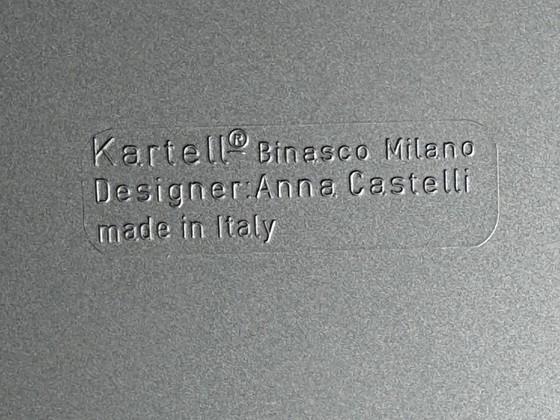 Kartell Componibili Classic Big Ø42 – Argento – Anna Castelli Ferrieri – Made in Italy – Mobili contenitori (photo 2 of 6)
