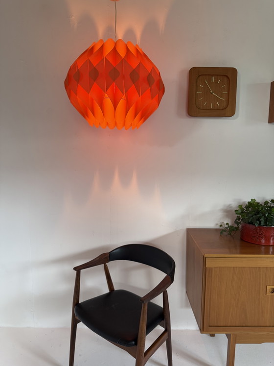 Image 1 of Vintage XL butterfly pendant lamp ‘60