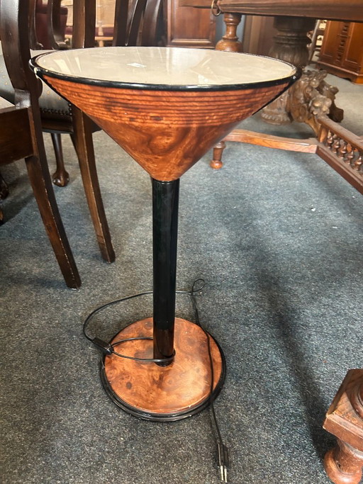 Vintage Italian “Martini” Lamp – tafellampen, Ceramic, Metal