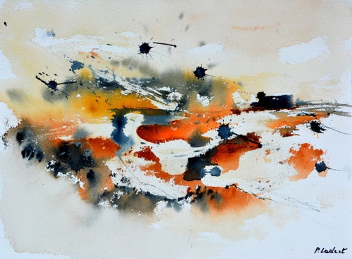 Drift und Kollision Aquarell