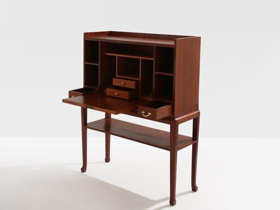 Escritorio secreter de palisandro de Louis Majorelle, circa 1910. – Librerías, Wood (photo 4 of 13)