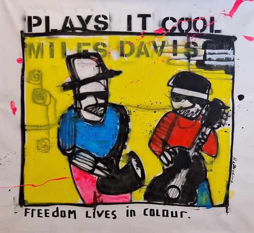 Original painting Hamelink: Freedom Lives in Color