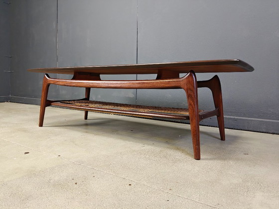 Image 1 of Organischer Couchtisch von Louis Van Teeffelen für WEBE - Die Niederlande - 1950er Jahre