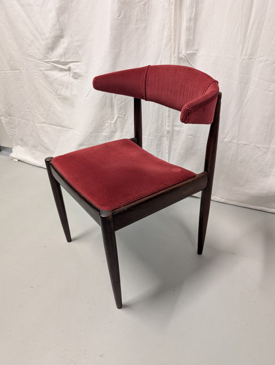 Image 1 of 6 A.W.A. Mid Century Dutch Design Kuhhorn Esszimmerstühle