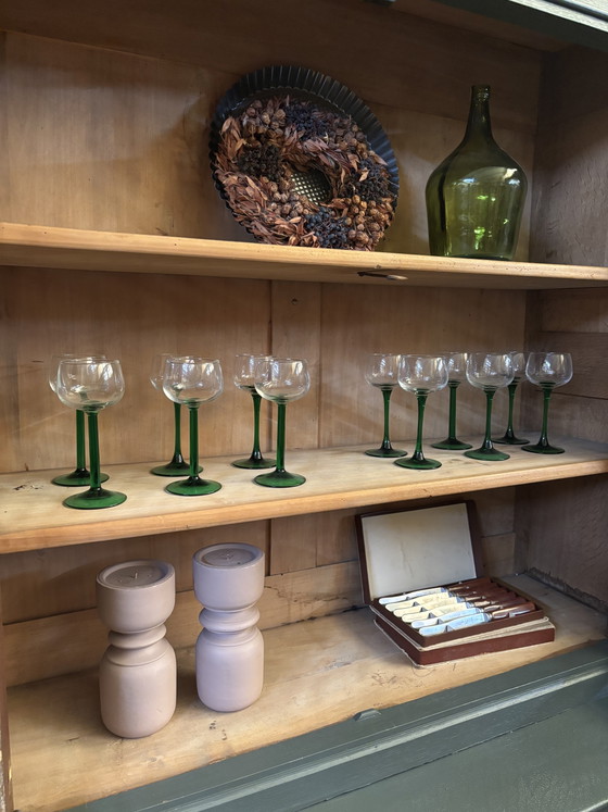 Vaisselier Vintage Brocante – Glass, Wood (photo 4 of 13)