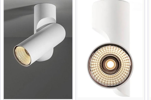 2x Modular Semih 61 ceiling LED 2700K dali/pushdim GI white