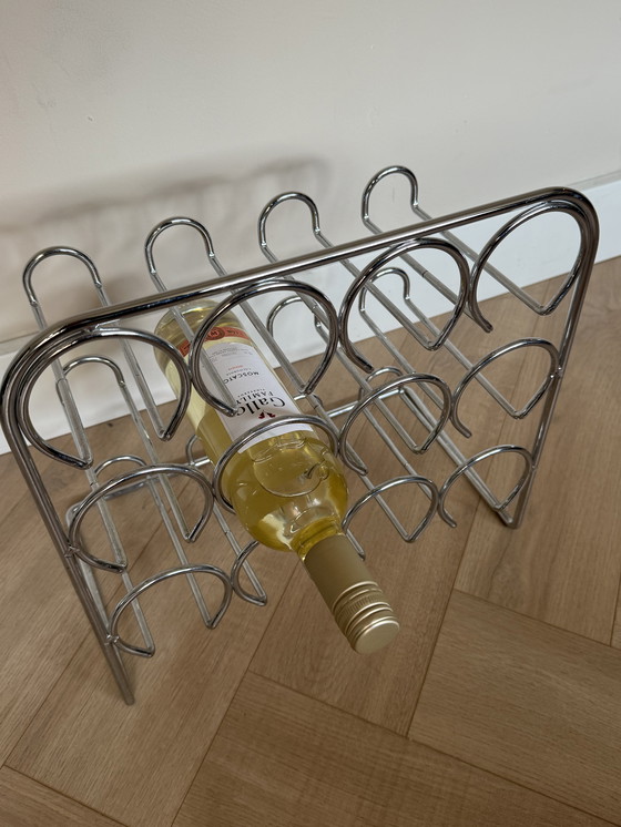 Image 1 of Wine rack chrome
