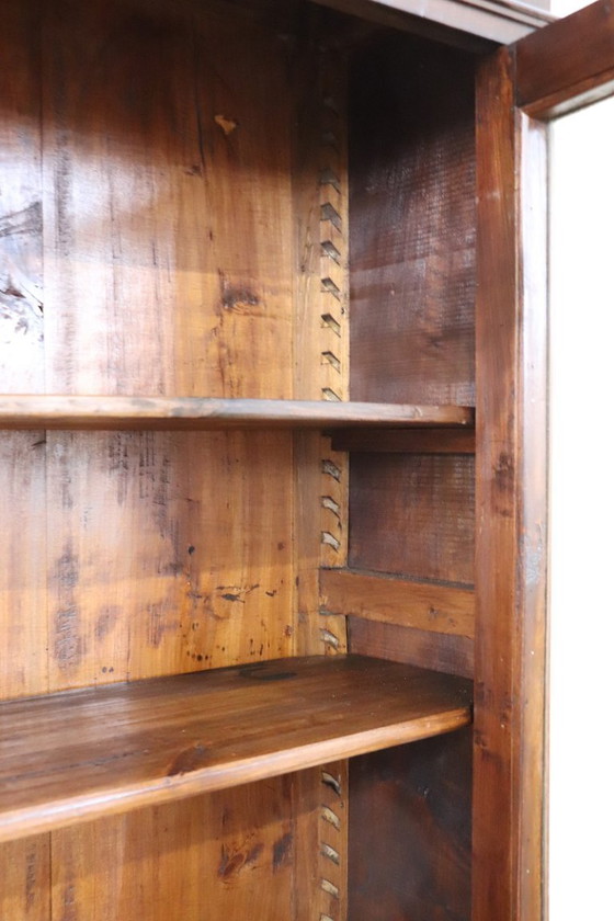 Image 1 of Antique Sideboard in Walnut Veneer, Italy 19th Century