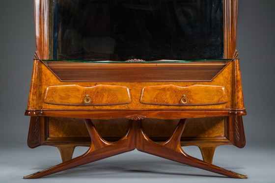 Image 1 of Tocador o consola con espejo de Vittorio Dassi, años 50