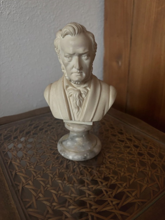 Image 1 of Busto de Richard Wagner – busto de mármol – estilo clásico y de academia oscura