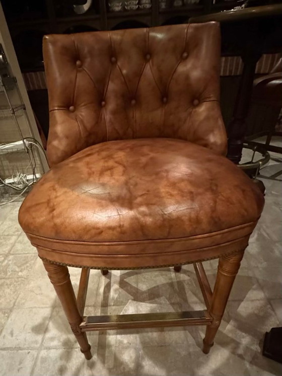 2 Stehtische mit 4 Barhockern – Leather (photo 3 of 9)