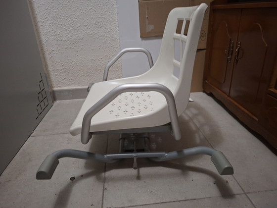 360° Orthopedic Swivel Seat / Chair for Standard Bathtub, Prim, Swivel chairs, Aluminium, White (photo 2 of 5)