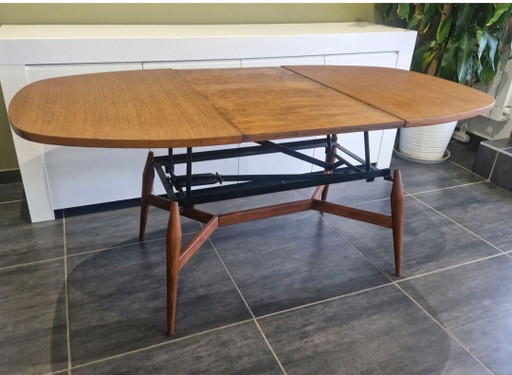 Vintage Scandinavische modulaire salontafel uit de jaren 60.