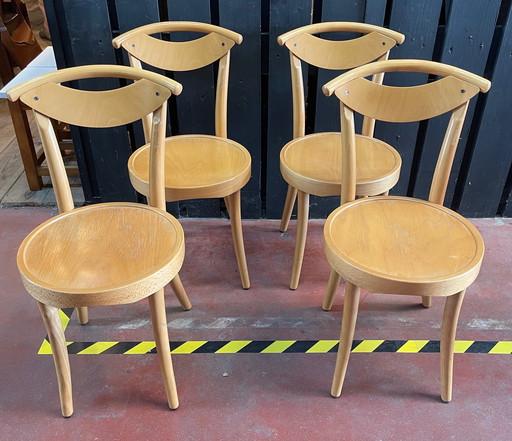 Set Of 4 Baumann Chairs 80s